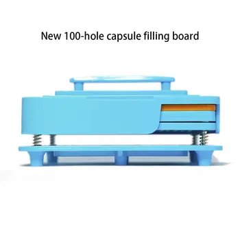 

Capsule Filler Plate 100 Hole Size 0 Capsule Plate Capsule Filling Manual Bulk Filling Capsule Filling Device Powder