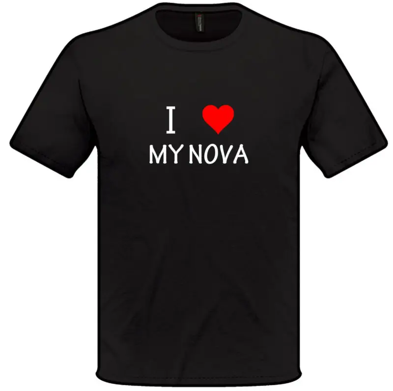 Футболка с надписью I Love Heart My Nova S-XXL pour Hommes Femmes Vauxhall Cadeau | Мужская одежда