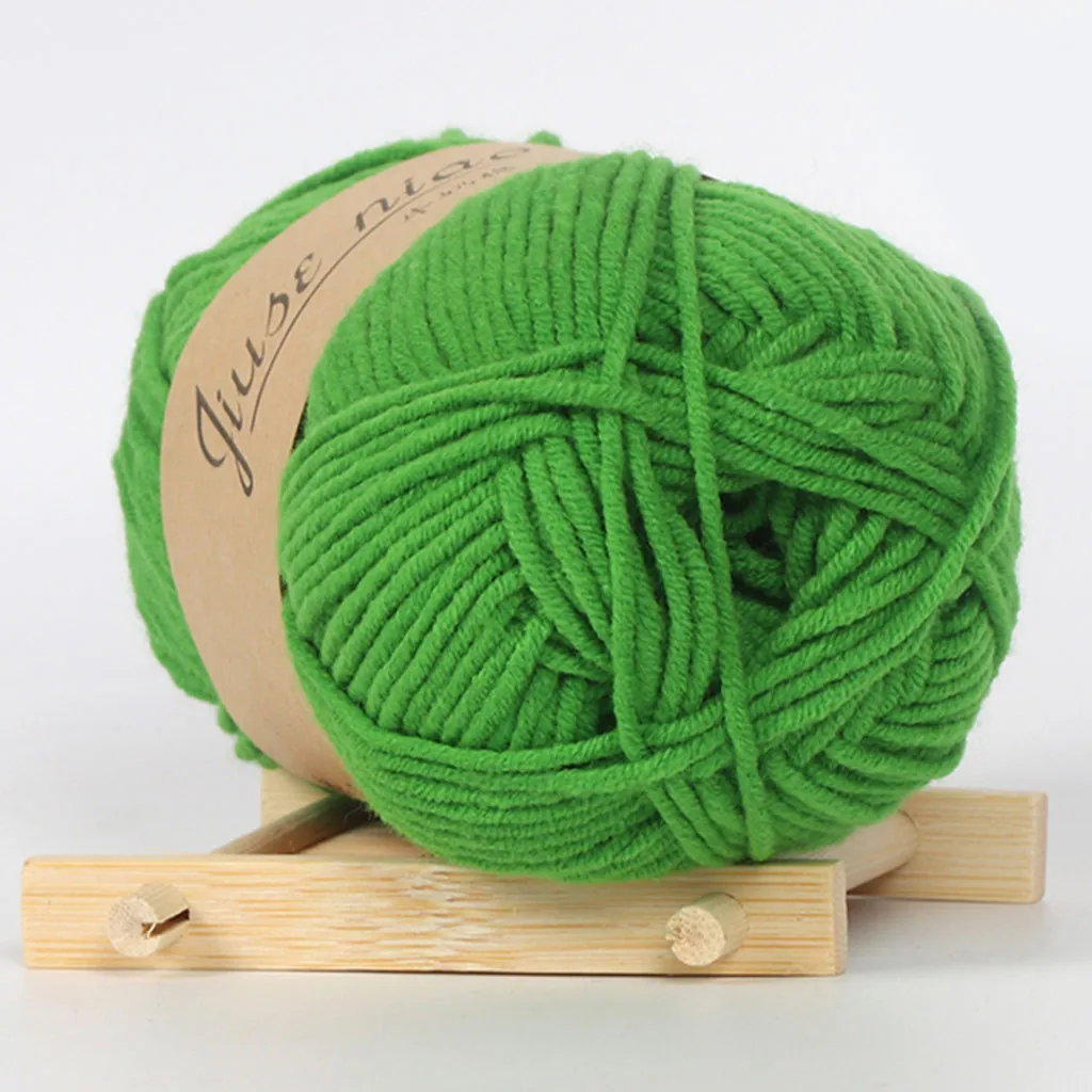E High Quality Cotton Wool 5 Strands Of Milk Cotton Diy Wool Hat Scarf Line Children's Line Hand Knitted Yarn Knit Blanket Z109 - Цвет: E