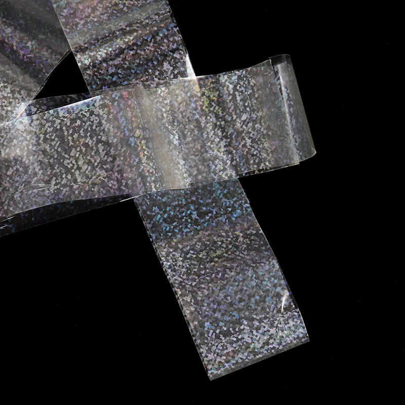 4*100 см голографические звездное небо Фольга для ногтей Прозрачный лазерный точечный дизайн ногтей переводные наклейки для маникюра украшения