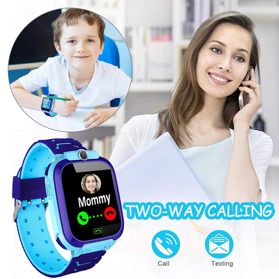 Tendway gps Детские Смарт-часы водонепроницаемые SOS Antil-lost Smartwatch Детские 2G sim-карты часы звонки расположение трекер Smartwatch подарок