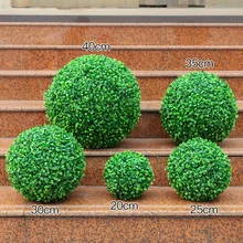 boxwood balls in artificial plants artificial for decor  rattan  plantas artificiales para decoracion   fake plant  1pc