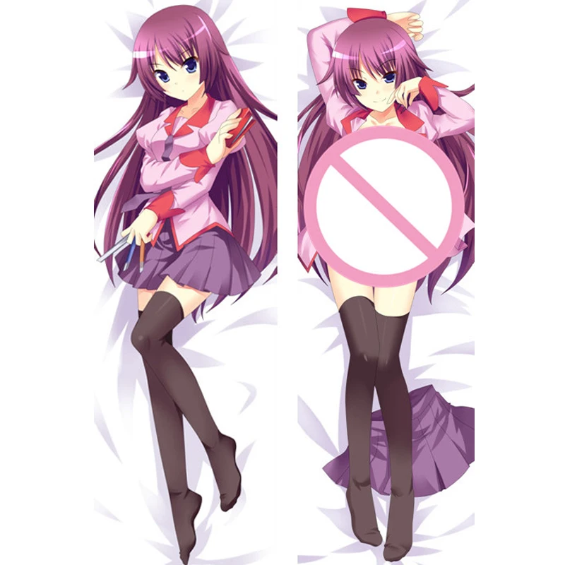 Bakemonogatari аниме персонажи araragi karen tsukihi наволочка для подушки oshino shinobu &amp sengoku nadeko