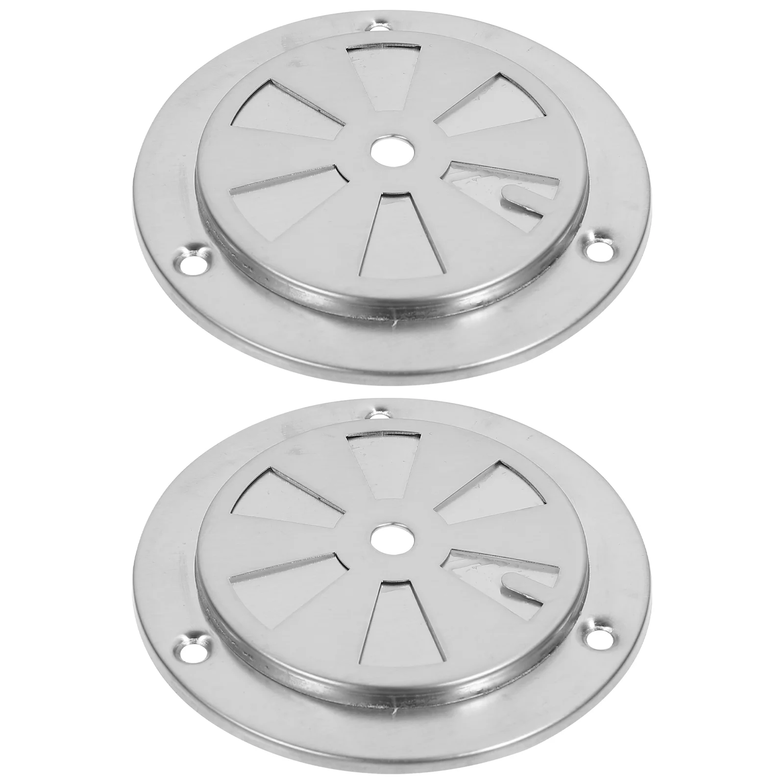 2Pcs Durable Damper Air Vent Oven Exhaust Replacement Part Silver | Инструменты