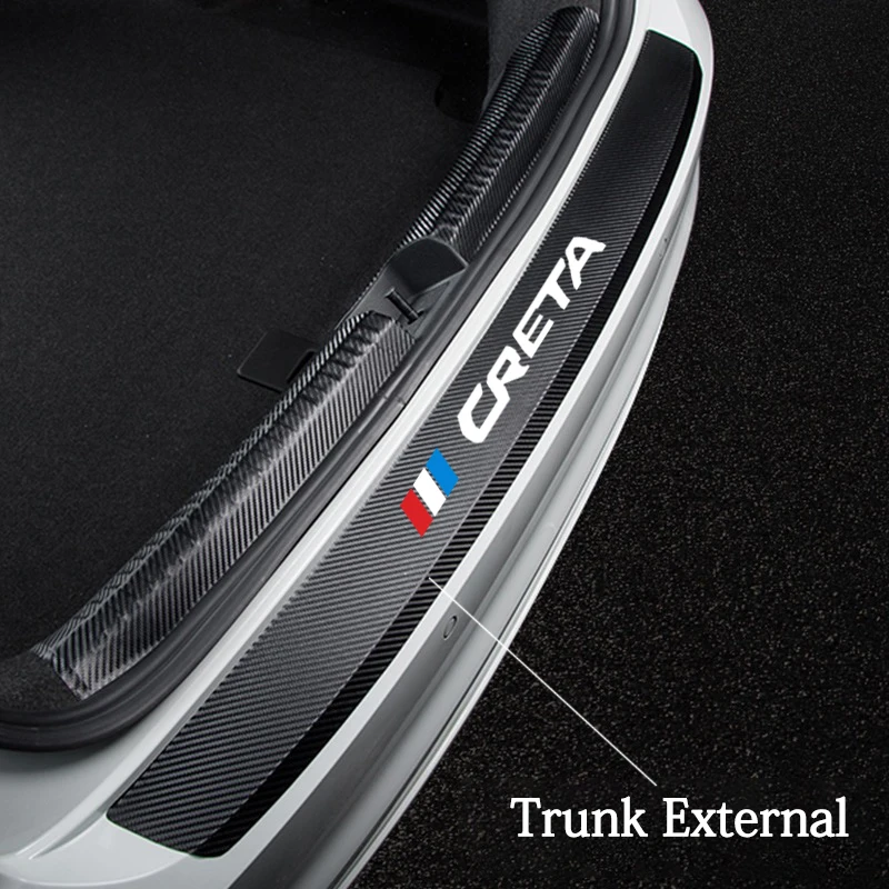 Фото Защитная накладка для багажника Hyundai creta ix25 2020 Декоративная кожаная защитная