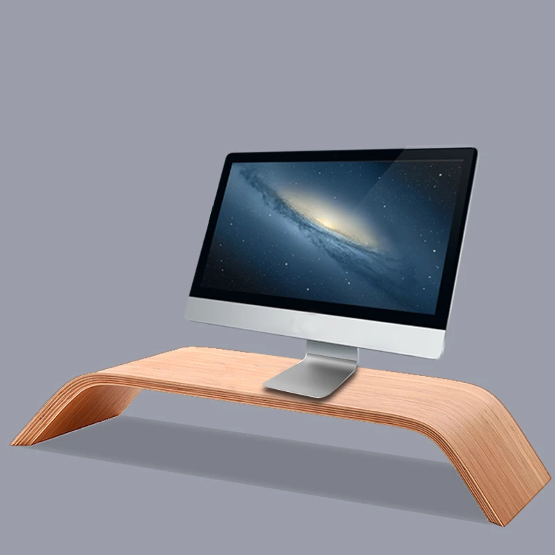 Soporte de madera para ordenador portátil, soporte Universal Monitor de soporte pantalla para iMac, Notebook, ordenador portátil|Soportes de tablet| - AliExpress