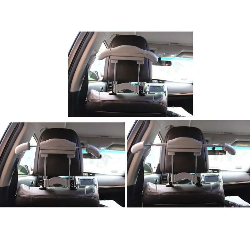 Car Seat Hanger Holder Organizer Retractable Coat Hanger Clothes Suits Holder Y4UA car coat hanger,car hook