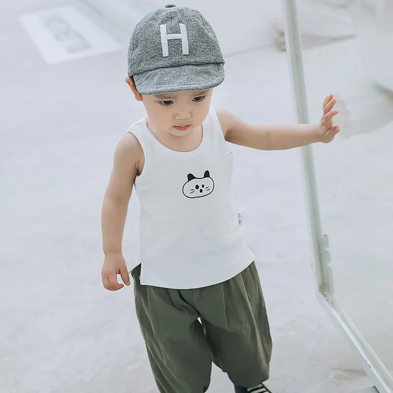 

Korean-style Infant Children's Clothing BOY'S Summer Wear Pants Infant Big Pp Pants Male Baby Loose Cotton Linen Casual Anti Mos
