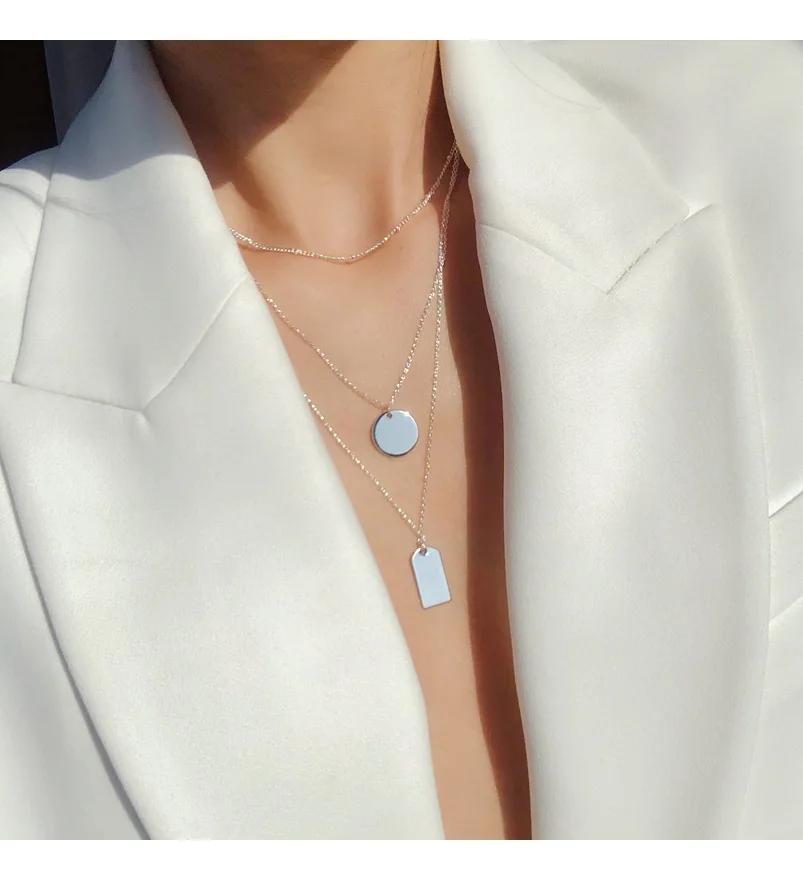 INS wind две группы моды и личности темпераментное модное ожерелье|Ожерелья с