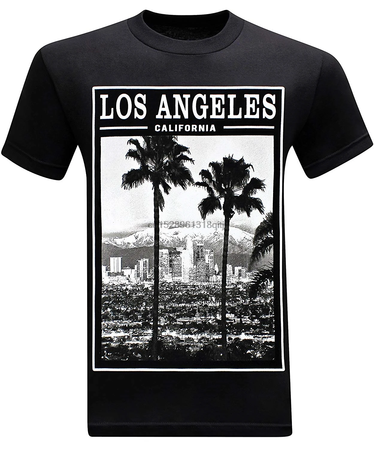 Футболки geek California Registry Los Angeles Twin Palms Мужская футболка | одежда