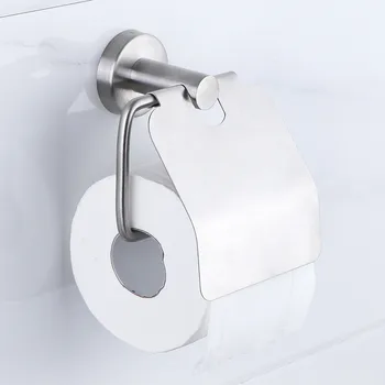 

Stainless Steel Hook Hanger For Toilet Paper Roll Phone Holder With Fixing Screws Storage Rack Bathroom Toilet Tissue Paper Hold