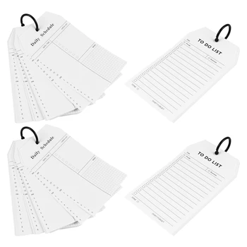 

4pcs Premium To Do List Planners Notebooks Schedule Book Note Pad Memo Pads Memo List Forms