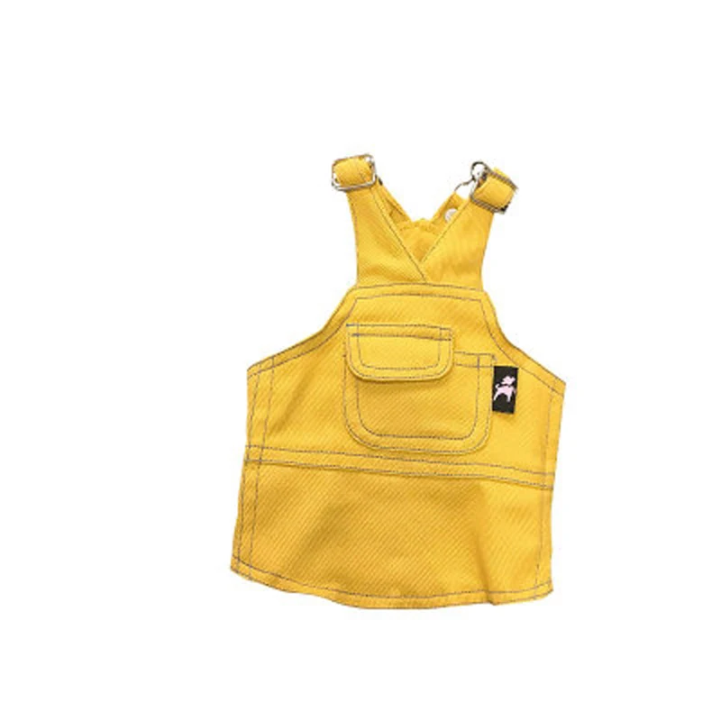 new Denim strap dog dress skirt cute Pet Clothes skirt Teddy Sling Dog CostumeSpring autumn Puppy Pet Clothing for Dogs