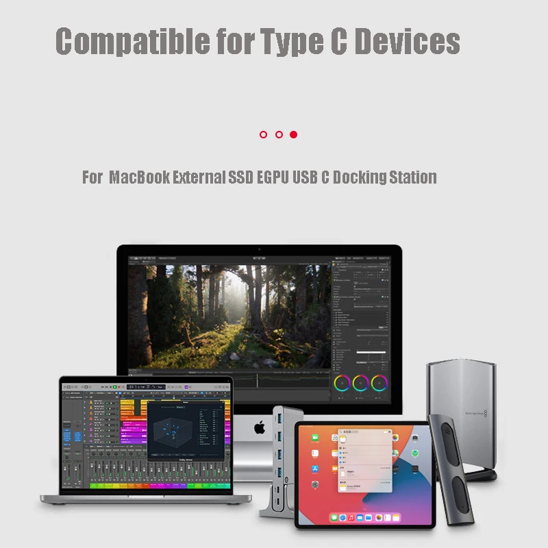 USB4 Ʈ 4 ̺ 100W 8K @ 60Hz USB C-USB C 40Gbps,   PD ̺ ƺ е SSD EGPU Ÿ C ̾