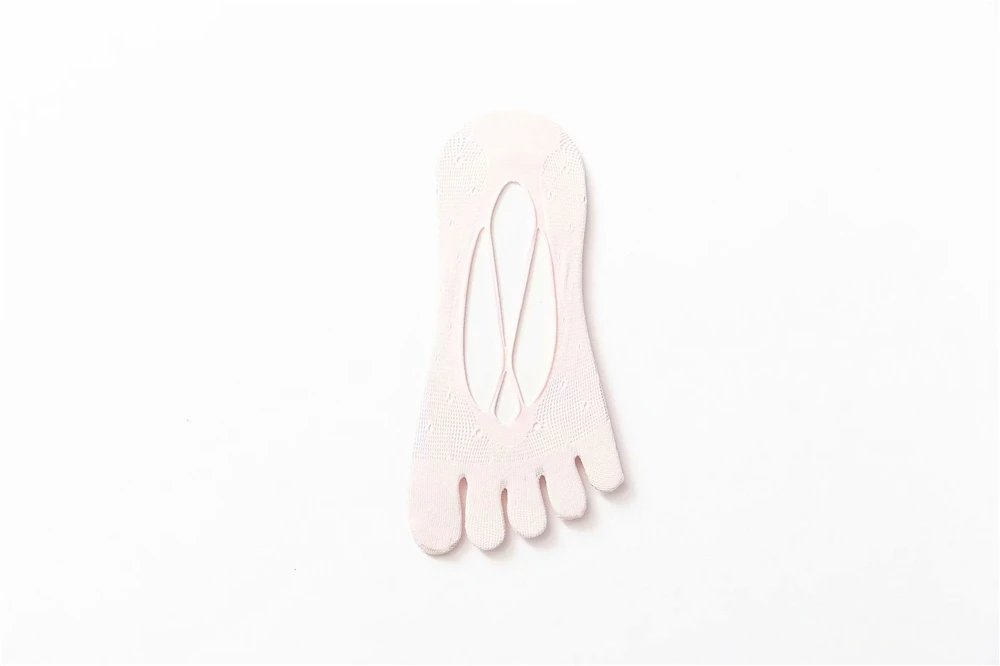 Damen Sommer Fünf-Zehen-Socken Ultradünne Lustige Unsichtbare Zehensocken Silikon Rutschfeste Anti-Reibungs-Fußschützer – Detail 28