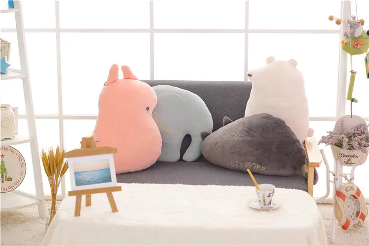 

Cute Soft Adorable Animal Pillow Seven Months Plush Toys Cushion Doll Children Doll Gift