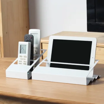 

2/3/4 Grids Creative Remote Controller Storage Rack Nordic Desktop Storage Stand Plastic Cell Phone Holder Home Organizer Shelf