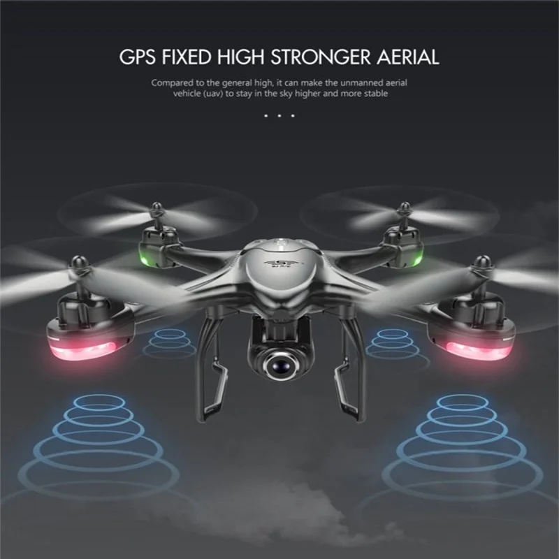 LAUMOX S30W gps Дрон динамический слежение с 1080P HD камера WiFi FPV RC Профессиональный