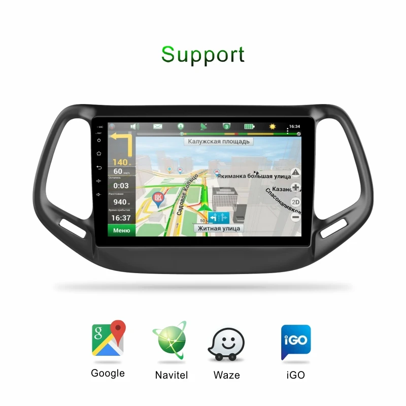 Flash Deal Dinpei Android 9.0 Car Radio Multimedia Player For Jeep Compass 2017 2018 2019 GPS Navigation 4G wifi video carplay android auto 4