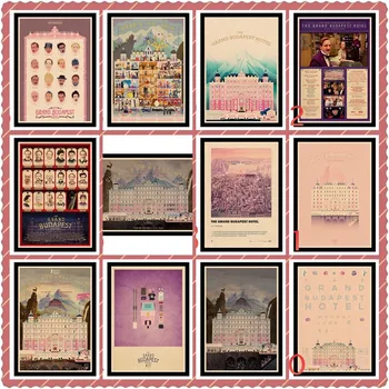 

The Grand Budapest Hotel Poster Decorative DIY Wall Canvas Sticker Home Bar Art Posters Decor BDLS01