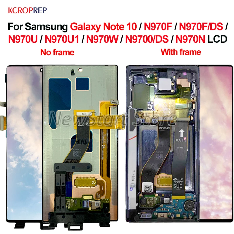 Для samsung Galaxy Note 10 Note10 N970F N970F/DS N970U N970U1 N970W N9700/DS N970N ЖК-дисплей Дисплей кодирующий преобразователь сенсорного экрана в сборе