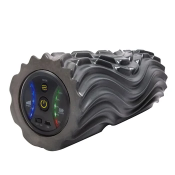 

Electric Yoga Roller Column Vibration Massage Muscle Relax Deep Tissue Training 4 Speeds Foam Shaft Fitness USB Rechargeable