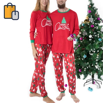 

Family Outfits Christmas Parent-child Suits Christmas Family Matching Pajamas Set Home Sleepwear Kid Dad Mom Matching