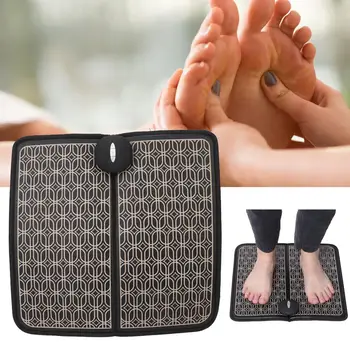 

Relaxation Devices Electric Rechargeable EMS Foot Massage Pain Relief Pad Feet Muscle Stimulator Cushion Massage Treatments