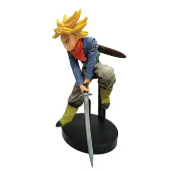 

Anime Dragon Ball Z Fighting Trunks Super Saiyan Figure Model Collection Toys 18cm