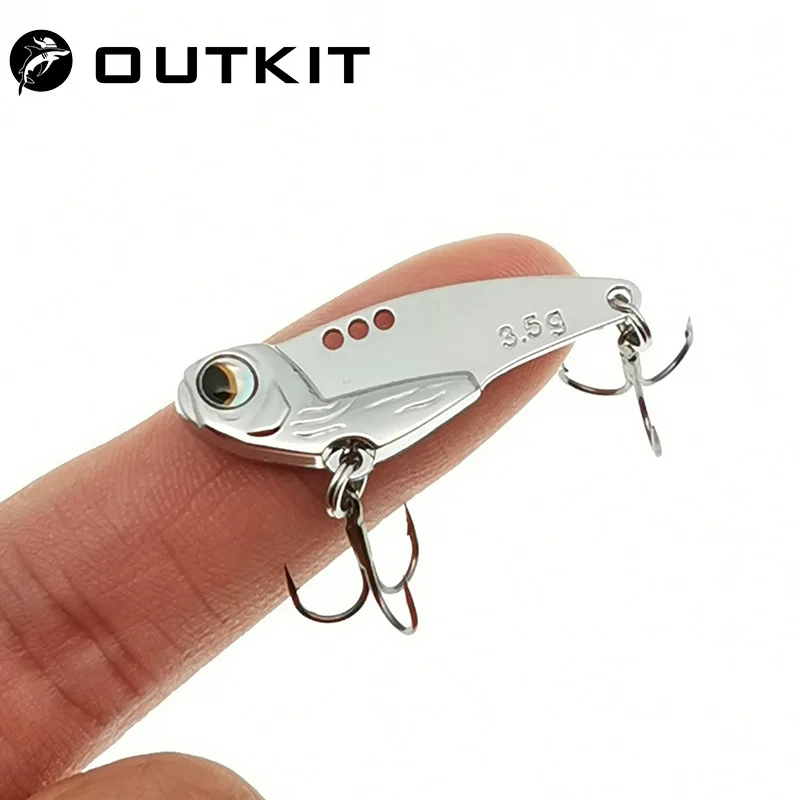 

1Pcs/lot 3.5cm 3.5g Metal VIB Lures 3D Eyes vivid Vibrations Spoon Lure Fishing bait Bass Artificial Hard Bait Crankbait Tackle
