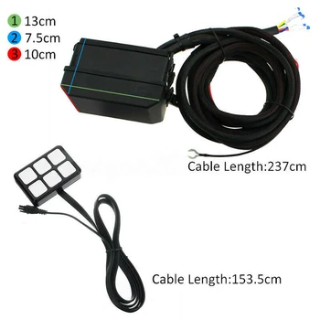 

Kit Circuit Control System 6 Gang Switch Panel LED Work Light Bar Relay