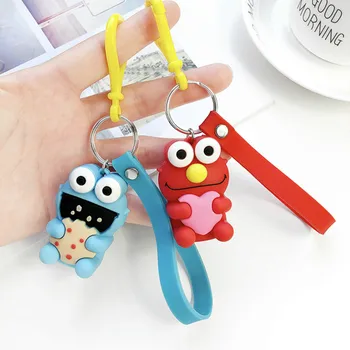 

Cute Frog Doll Key Chain Car Pendant Korean Couple Bag Key Ring Ornament Creative Small Gift Jewelry