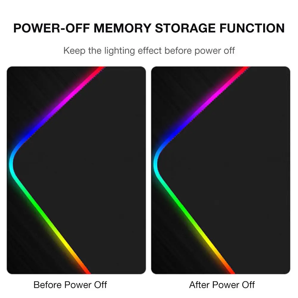 Красочный игровой коврик для компьютерной мыши RGB большой коврик для мыши с подсветкой коврик для ноутбука PC Mausepad