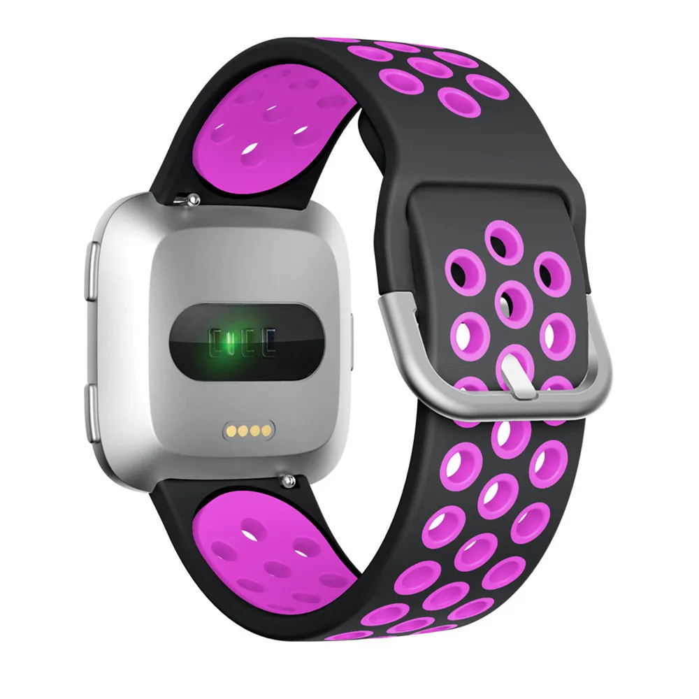 Спортивный мягкий силиконовый регулируемый ремешок для Fitbit Versa Lite, Браслет для fitbit Versa 2, аксессуары для часов