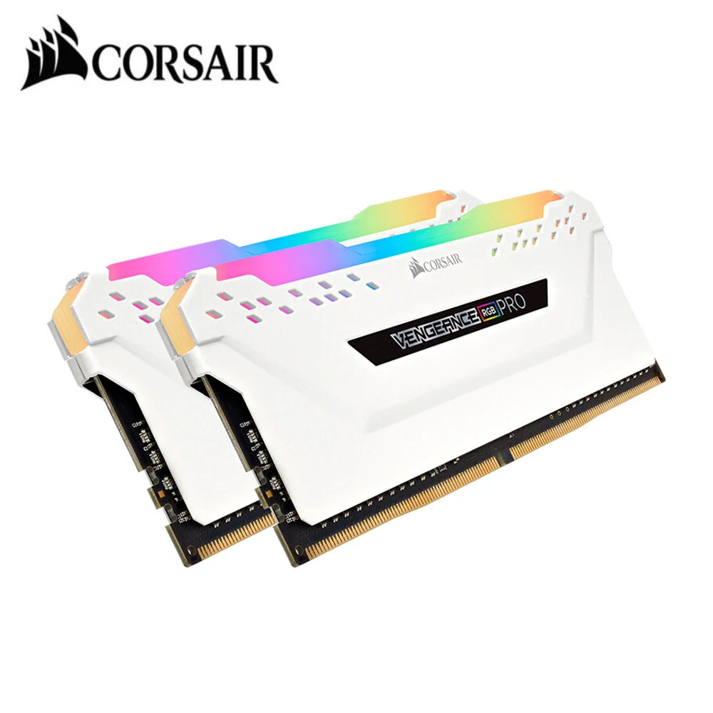 Модуль памяти CORSAIR Vengeance 16 Гб (2X8) RGB PRO двухканальный модуль DDR4 PC4 3000 МГц 3200 DIMM C16 C18