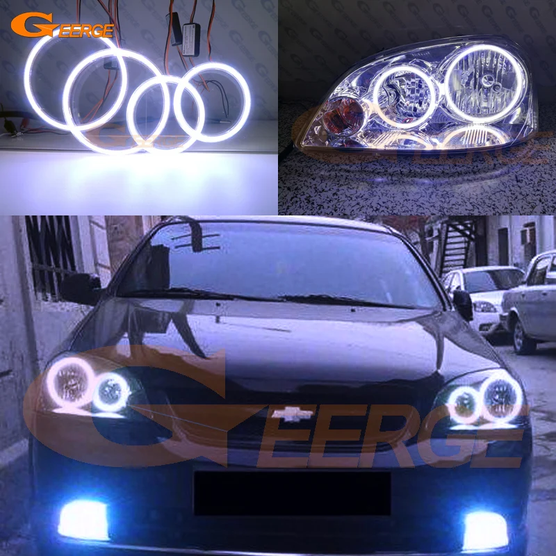 Для Chevrolet Lacetti Optra Nubira 2005 2006 2007 2008 превосходный ультра яркий COB led angel eyes комплект