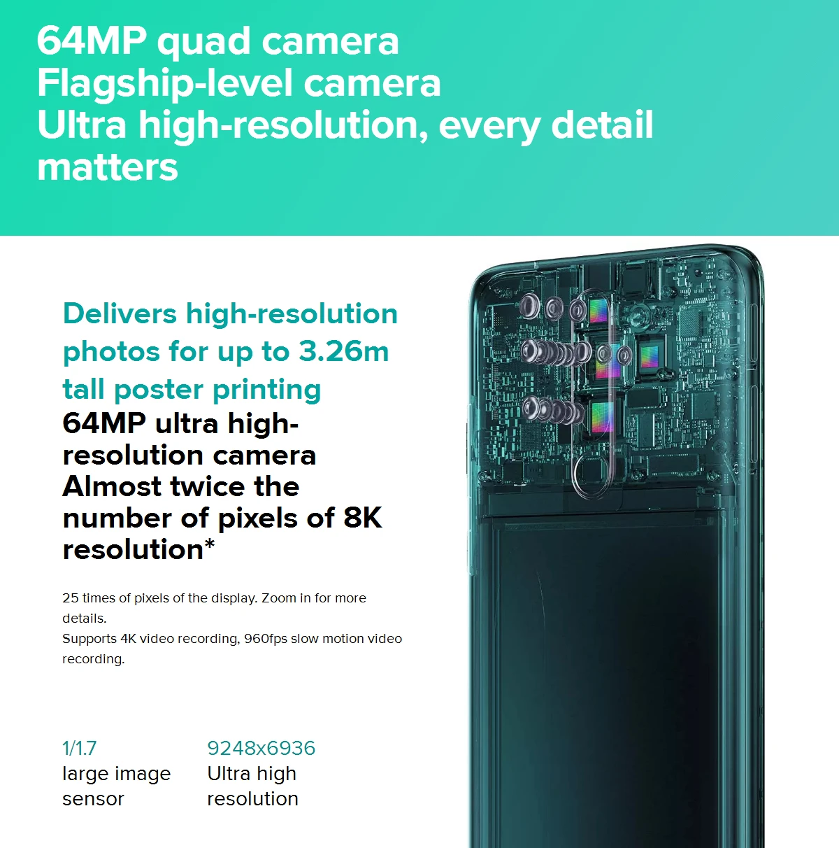 Xiaomi Redmi Note 8 Pro Global Version 6.53 inch 64MP Quad Rear Camera 6GB 64GB NFC 4500mAh Helio G90T Octa Core 4G Smartphone