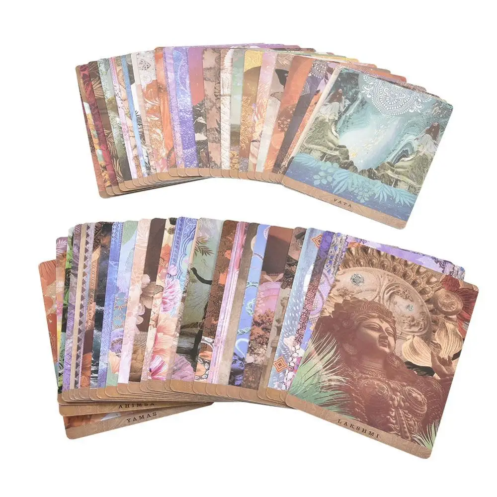 54 шт. карты Таро Yogic путь Oracle Deck и Guidebook английский держатель карточек настольных