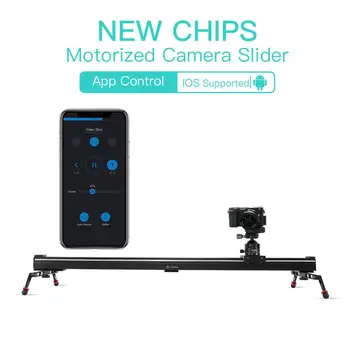 

YC Onion Camera Slider Motorized Set Aluminum Alloy Dolly Rail for Camera DSLR MILC Time Lapse and Video Shot New Chips 4 Sizes