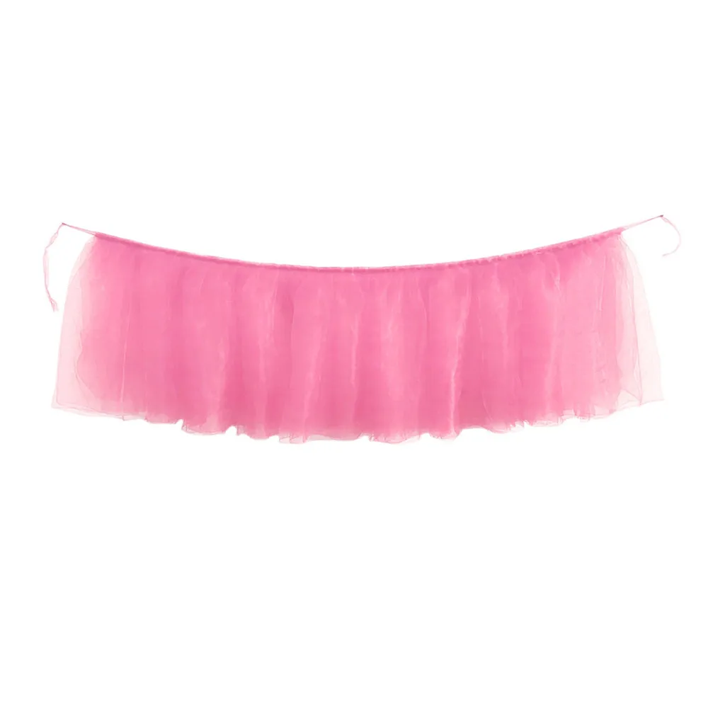 

Tulle Tutu New Table Skirt Tulle Tableware for Wedding Decoration Baby Shower Party Wedding Table Skirting Home Textile