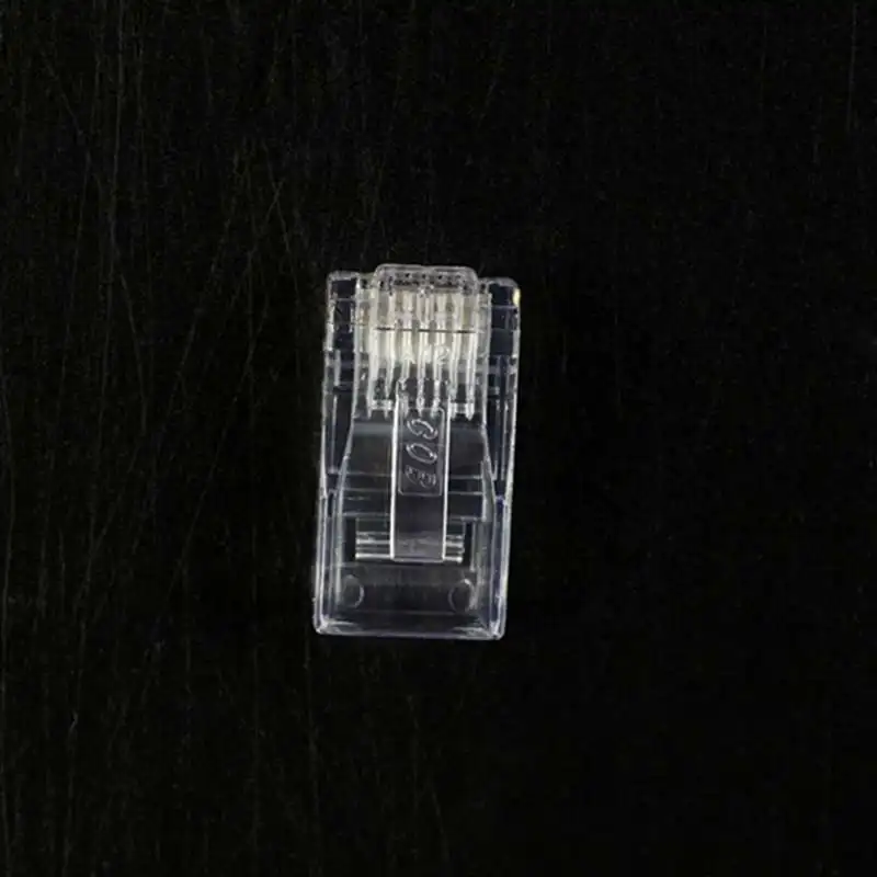 150 шт RJ45 8P8C сетевой кабель CAT5E Cat6 разъем обжимной разъем прозрачный