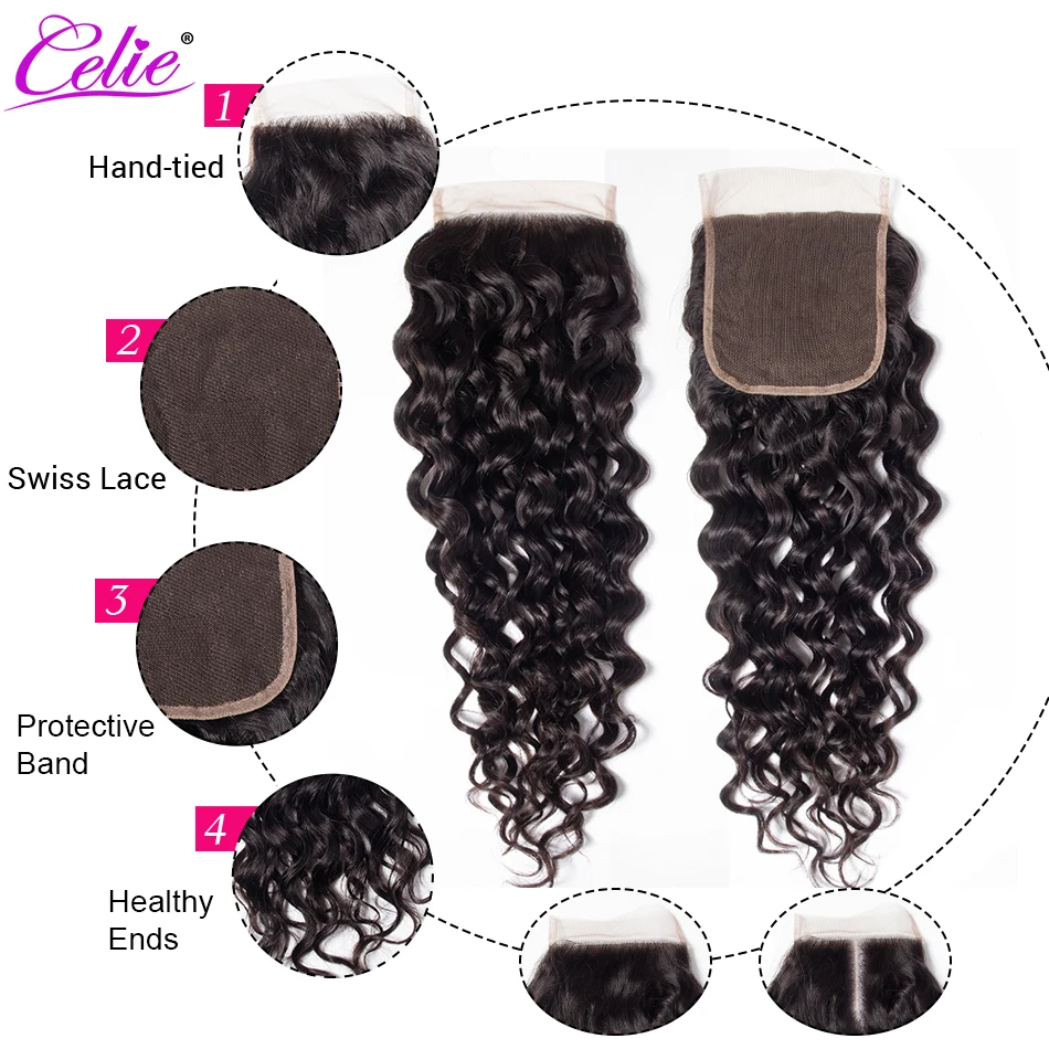 Celie-Hair-6x6-Lace-Closure-Brazilian-Water-Wave-Closure-With-Baby-Hair-Remy-Human-Hair-Swiss