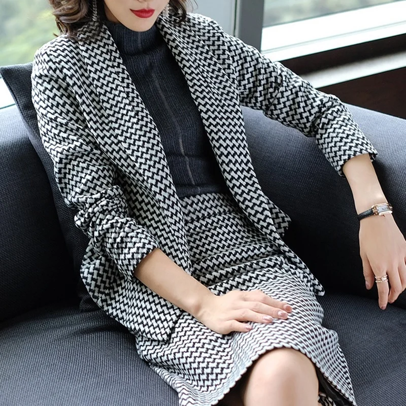 2019 Herfst Winter Runway Plaid Tweedelige Set Vrouwen Rok Pak V-hals Tweed Blazer Jas + Bodycon Mini Potlood rok AA5147 2019 Herfst Winter Runway Plaid Tweedelige Set Vrouwen Rok Pak V-hals Tweed Blazer Jas + Bodycon Mini Potlood rok AA5147