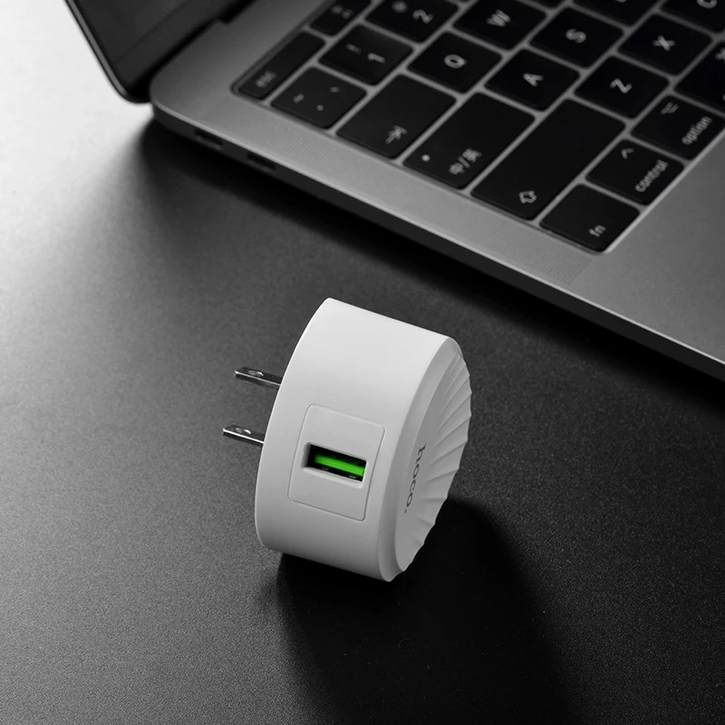 HOCO C68 20 шт./лот 18 Вт USB зарядное устройство для iPhone 11 Xs Max США ЕС вилка настенное зарядное устройство адаптер для samsung Xiaomi huawei