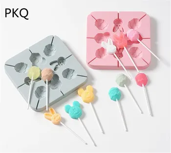 

Rabbit Shape Silicone Mold Handmade Candy/Chocolate Mould DIY Cake Decorating Supplies moule silicone 16.3*16.3*1.6cm