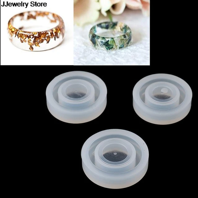 3pcs Ring Jewelry Casting, Ring Silicone Mold, Ring Mold Resin Form,  Silicone Jewelry Molds, Flat Rings Mold-handmade Diy, Molds For Jewelry  Making