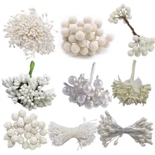 20/50/250 шт. несколько стилей белое Цвет цветок тычинки розы для торта Декор/ремесла/нейлон искусственный цветок? Для рукоделия рождественские подарки