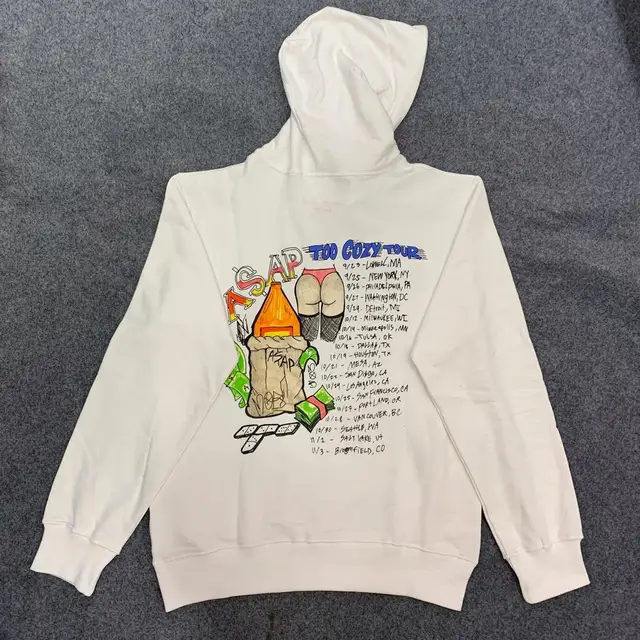 white asap rocky hoodie