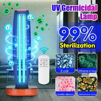 

Ultraviolet Germicidal Light With Fixture UVC Disinfection Sterilizer Kill Dust Mite UV quartz lamp For Hospital Bedroom