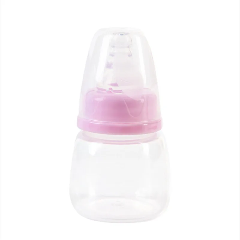 Мини-детская портативная для кормления безопасный, не содержит БФА для новорожденных детей уход за ребенком кормушка Молоко Фруктовый сок бутылки 60 мл